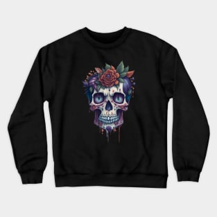 Floral Marvels & Sugar Skulls: Mexico's Dia de los Muertos Crewneck Sweatshirt